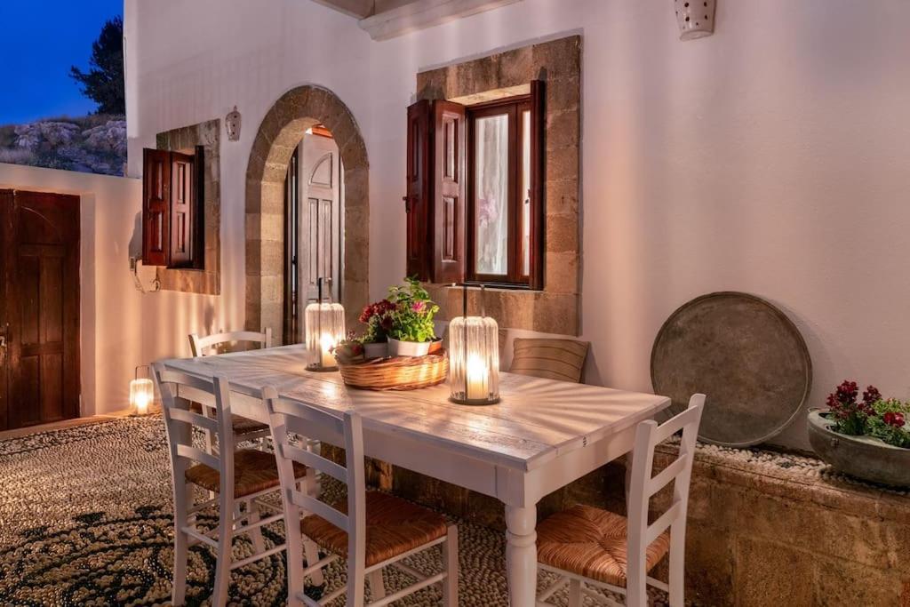 Acropolis Lindos House Villa Bagian luar foto